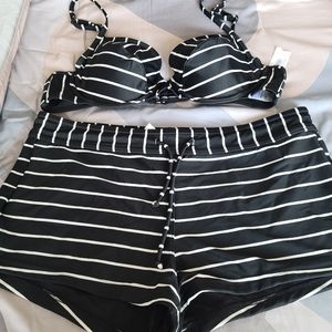 Old Navy Striped Swimsuit